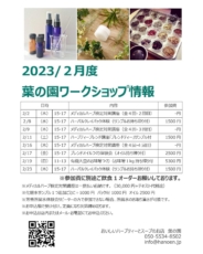 2月のワークショップ