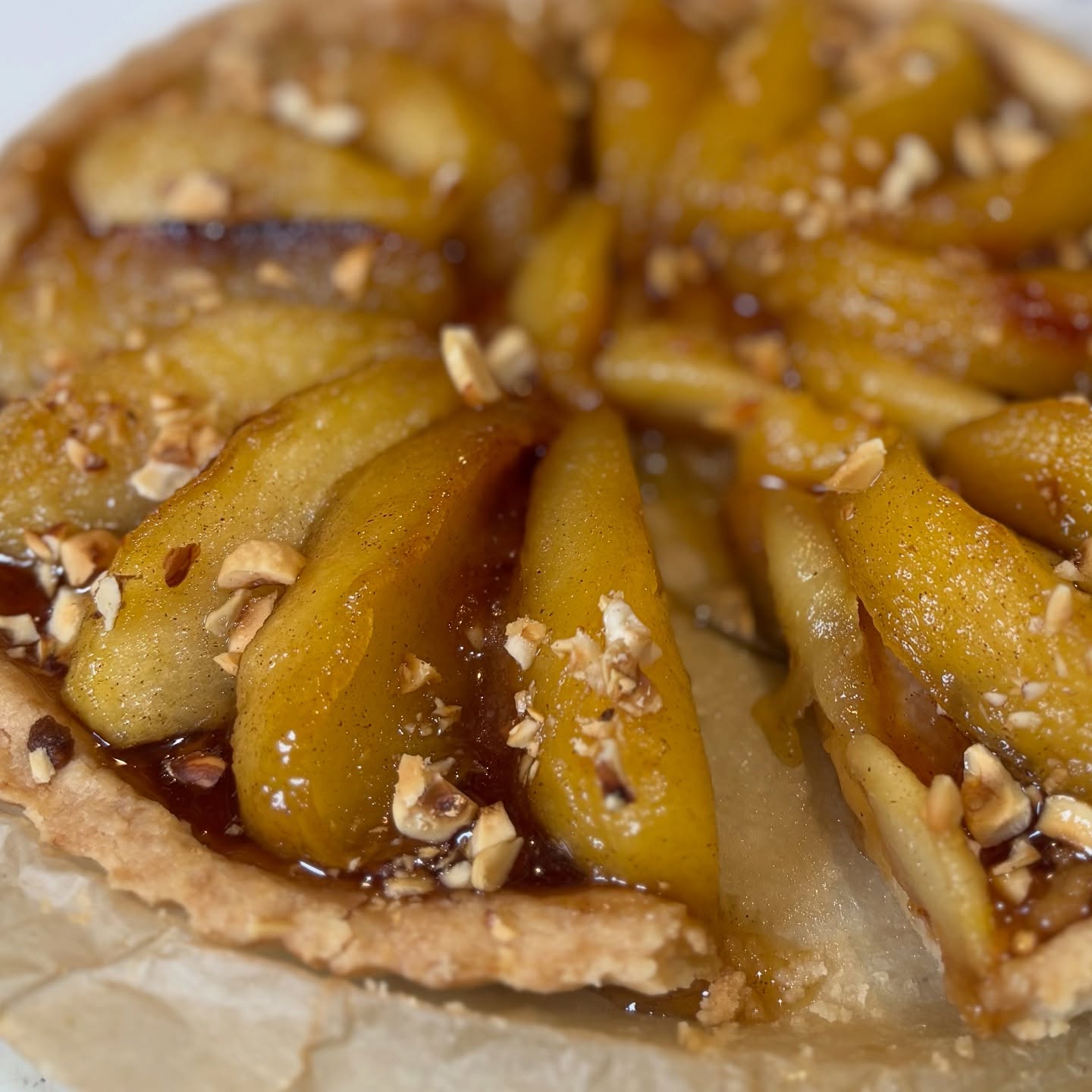 シナモンりんごのタルトランチのセットデザート出来ます